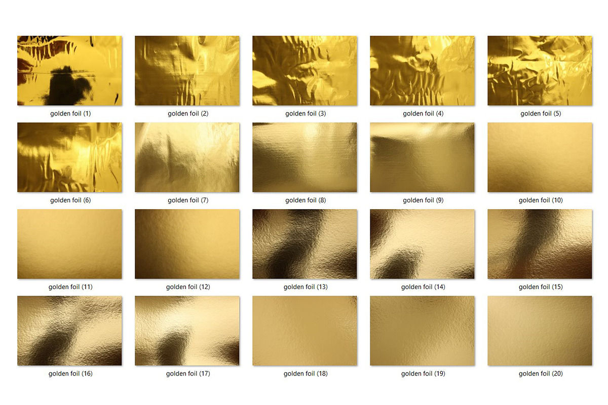 20 Golden Foil Texture, a Texture Graphic by CCPreset (Photo 2 of 2)