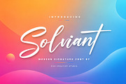 Solviant - Handwritten Script Font, a Handwritten Font by RHD Creative Studio (Thumbnail 1 of 9)