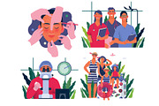 Part 2 Medical website illustrations, a Healthcare Illustration by Grivina's shop (Thumbnail 8 of 37)