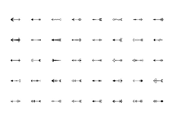 Decorative Arrows Illustration Set preview 2
