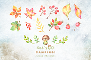 Camping Autumn Adventure collection, a Decorative Illustration by Tatiana Troian (Thumbnail 6 of 8)