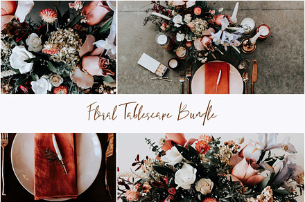 Floral Tablescape Wedding Bundle