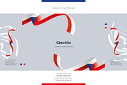 Czechia flag ribbon vector, a Templates & Theme by Simbos (Thumbnail 9 of 9)