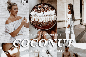 COCONUT LIGHTROOM MOBILE PRESETS