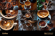 Coffee. 70 images, a Food & Drink Photo by Handmadefont (Thumbnail 12 of 14)