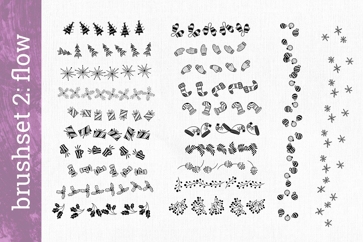 Christmas Brush Box for Procreate, a Brush Add-On by Gray Cat Graphics (Photo 5 of 7)