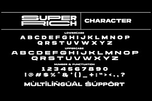 Super Rich Expanded - Stretch Font