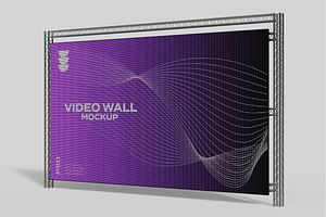 Event LED Video Wall Mockup, an Advertising Mockup by Hubzway