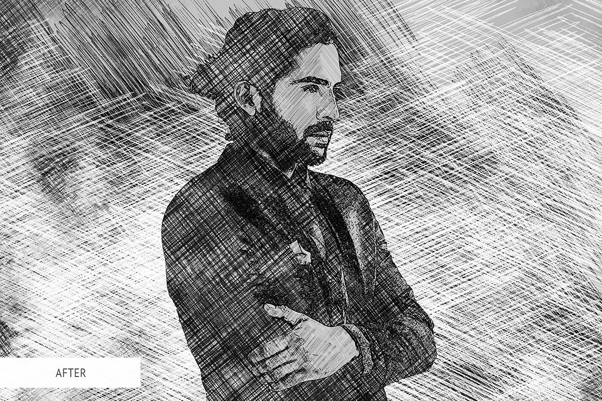 Da Vinci Sketch Action for Photoshop, an Action Add-On by FixThePhoto (Photo 16 of 42)