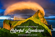 Colorful Landscape Photoshop Actions