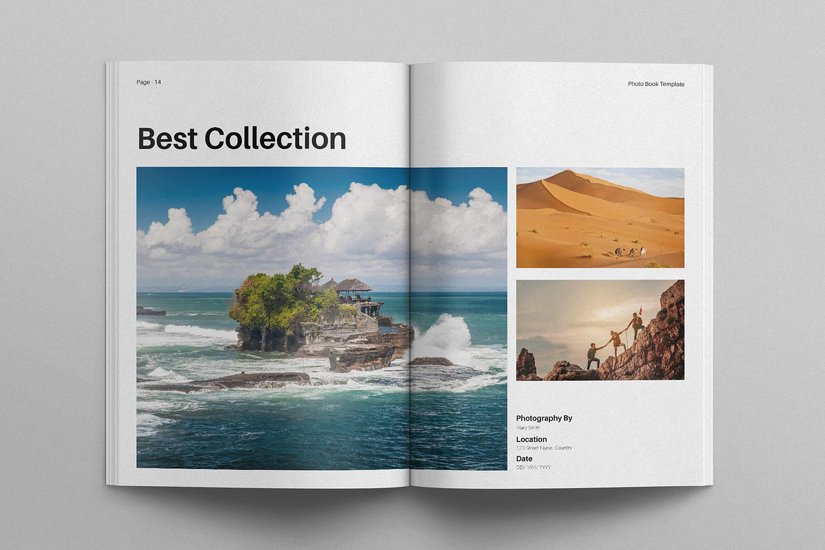 Photo Book Template, a Brochure Template by E-Type (Photo 6 of 7)