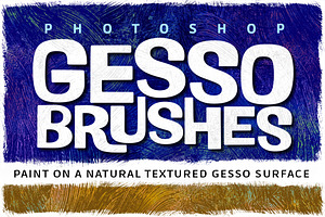 Photoshop Gesso Brushes