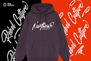 Velvetos Rebellion- Streetwear Font, a Script Font by Black Junst (Thumbnail 2 of 14)