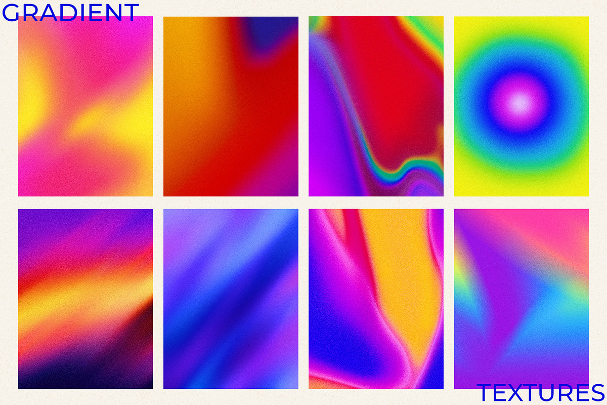 Grainy Gradient Textures & Shapes, an Object Graphic by CatJello Graphics (Photo 10 of 38)