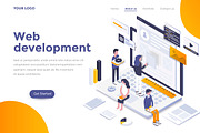 Landing Page templates, a Templates & Theme by Creative Graphics (Thumbnail 11 of 12)