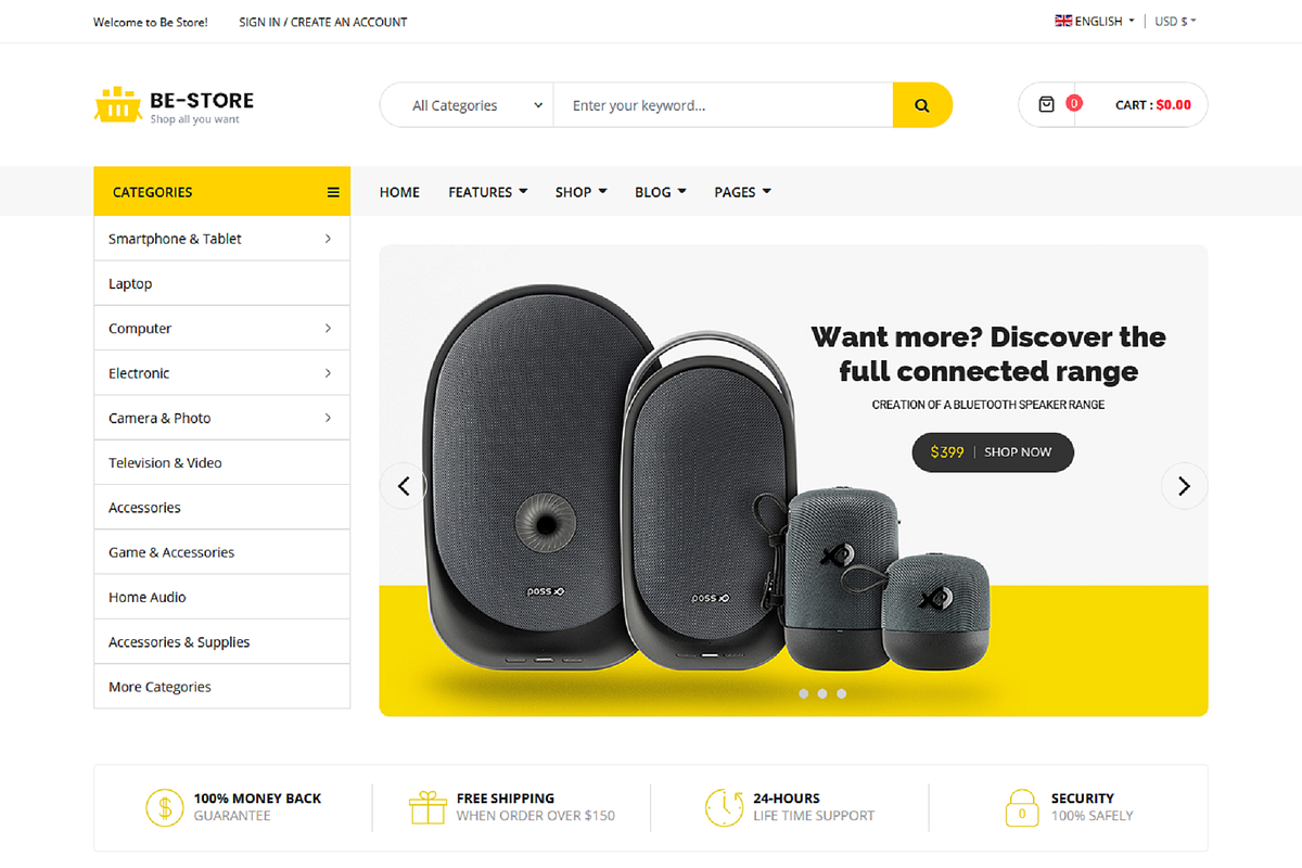 BeStore - Joomla VirtueMart Template, a Websites & App Template by SmartAddons