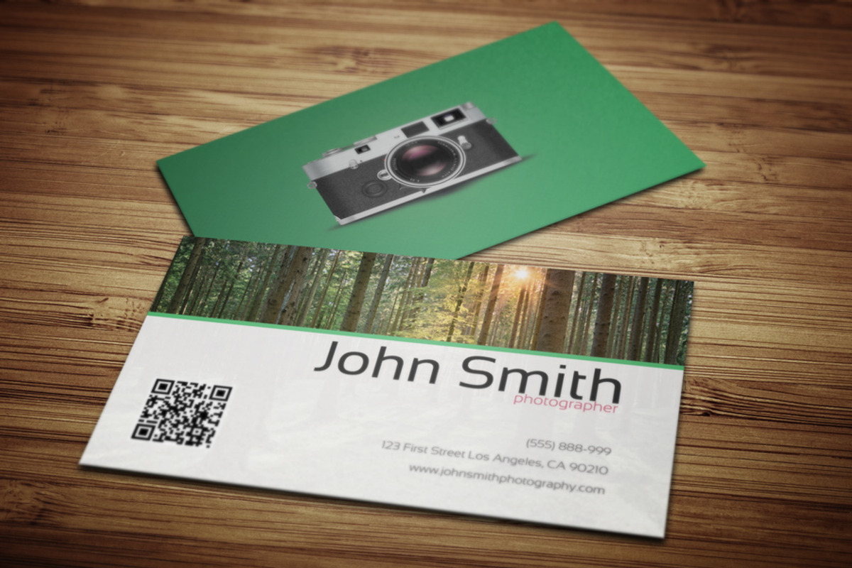 Photography Business Card, a Business Card Template by Crazyleaf (Photo 1 of 4)