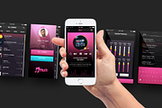 Muzic (Music App UI), an UI Kit Template by Rebound  (Thumbnail 3 of 6)