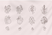 Orchard logo elements and templates, a Graphic by Vasylyka (Thumbnail 6 of 11)