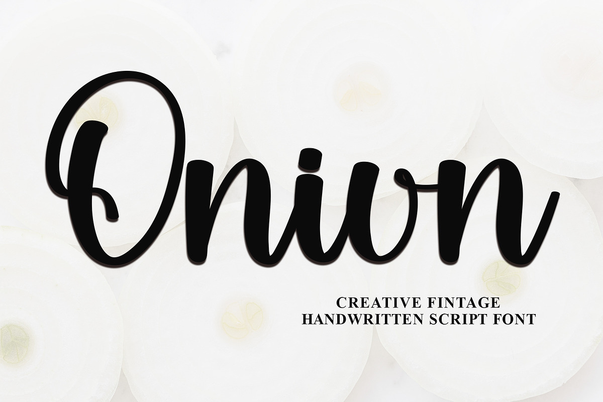 Onion, a Serif Font by FreshTypeINK (Photo 1 of 6)