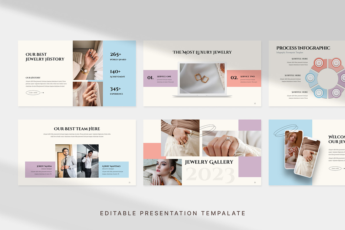 Jewelry presentation template, a Presentation Template by Digitcase x Wealthwells (Photo 2 of 4)