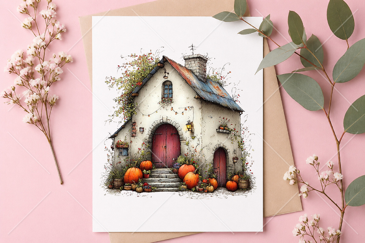 Whimsical Autumn Clipart Bundle, a Seasonal Illustration by Canvas Craft (Photo 10 of 10)