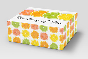 Citrus Watercolor Graphics Set