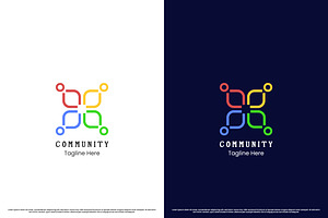 Community Group Logo Design Icon, a Branding & Logo Template by Morvana Crew