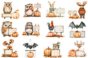 Autumn Fall Sublimation Clipart, an Illustration by Designworld (Thumbnail 2 of 5)