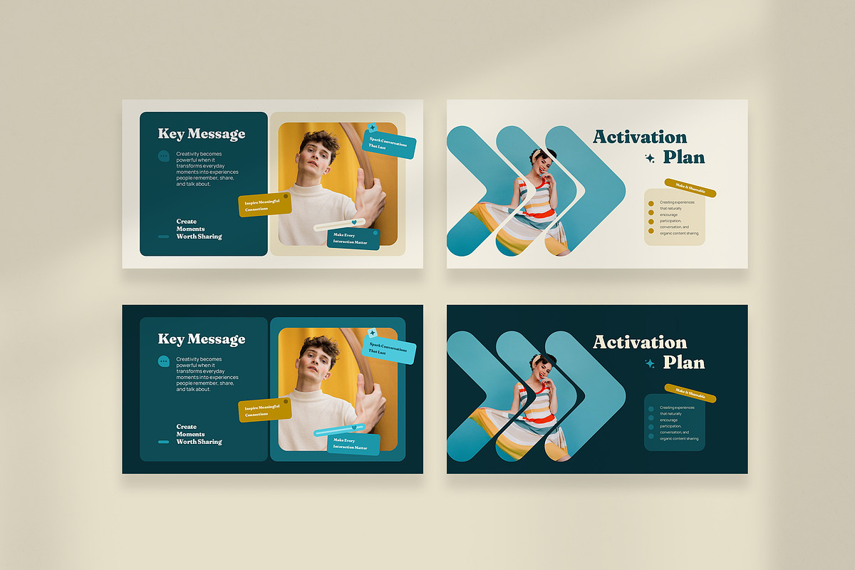 Creative Campaign PowerPoint, a Presentation Template by New Coral Design (Photo 4 of 6)
