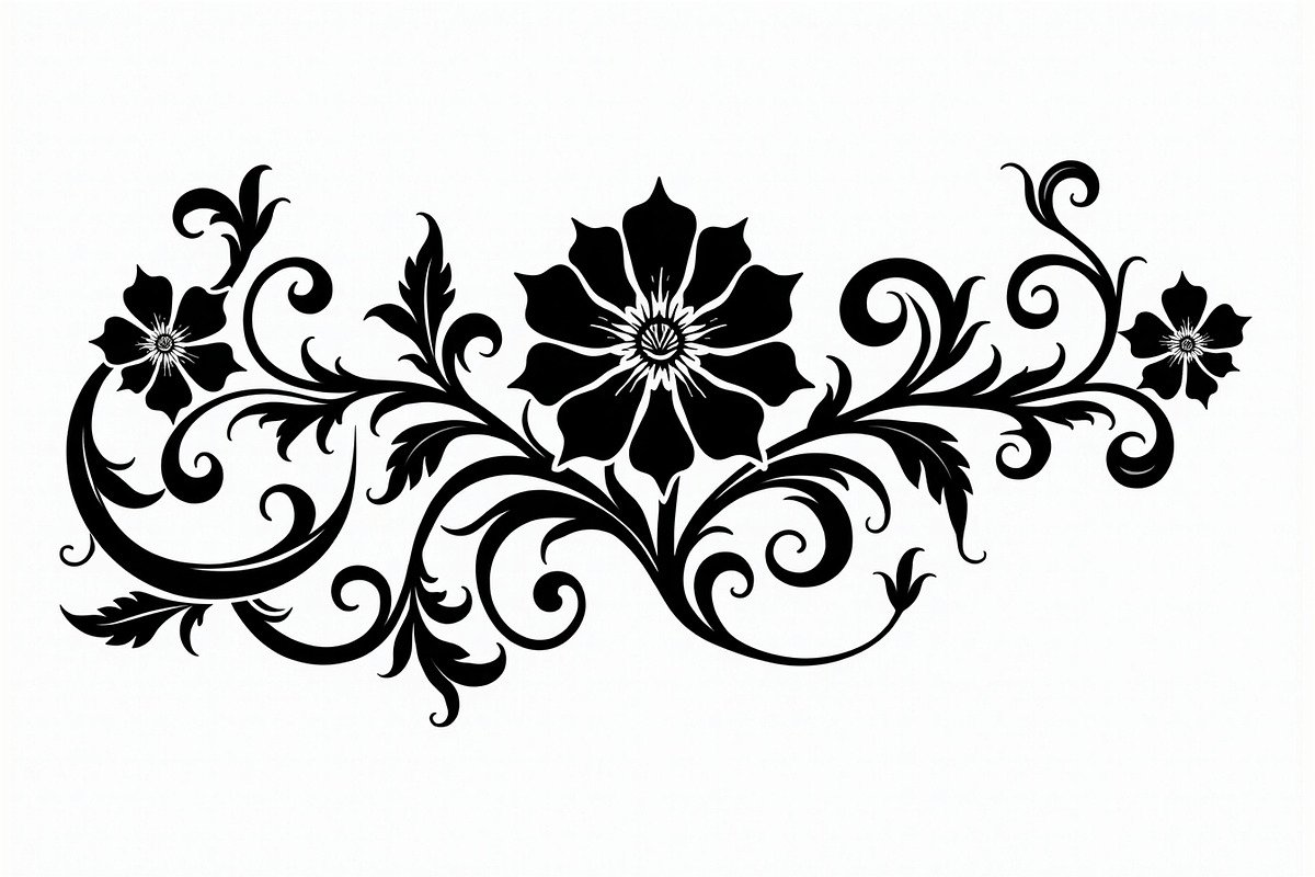 Decorative Floral Vector Bundle, an Illustration by hafijul (Photo 12 of 21)