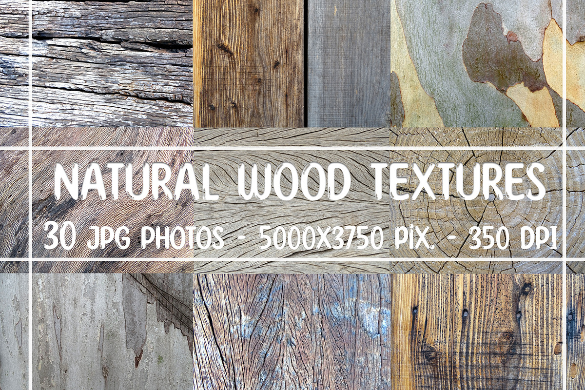 NATURAL WOOD TEXTURES, a Texture Graphic by AnimadDesign (Photo 1 of 7)