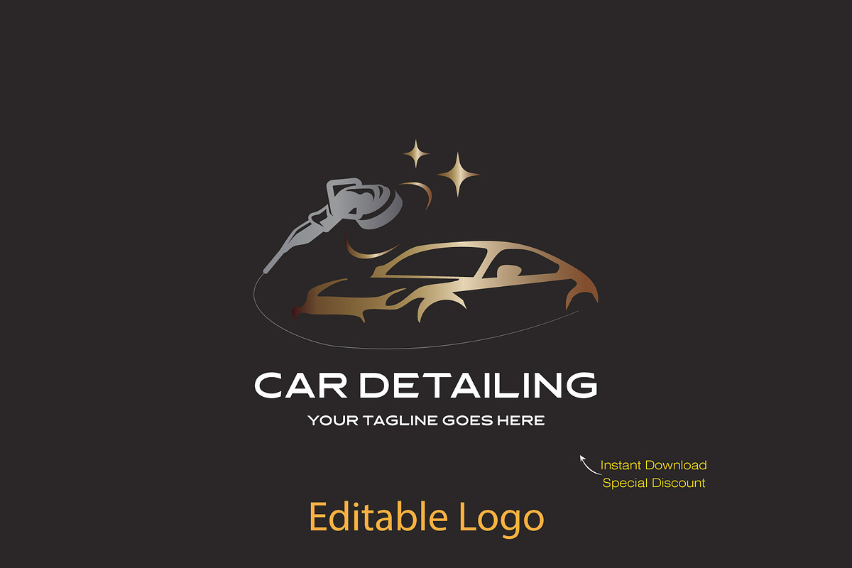 Auto Detailing Logo Template