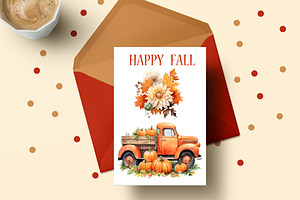 Fall Clipart Pumpkins Arrangements