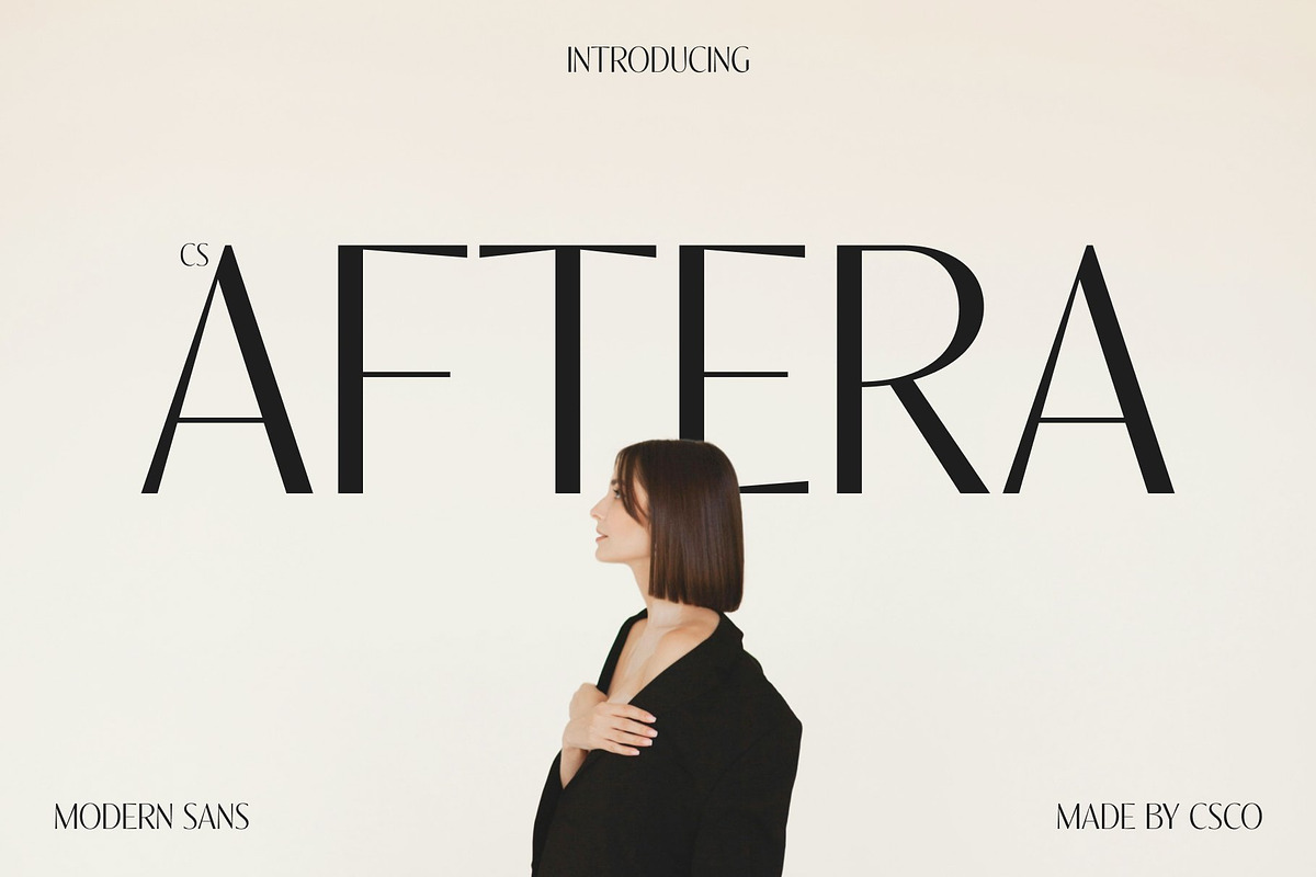 CS Aftera – Modern Sans Serif, a Sans Serif Font by Craft Supply Co. (Photo 1 of 8)