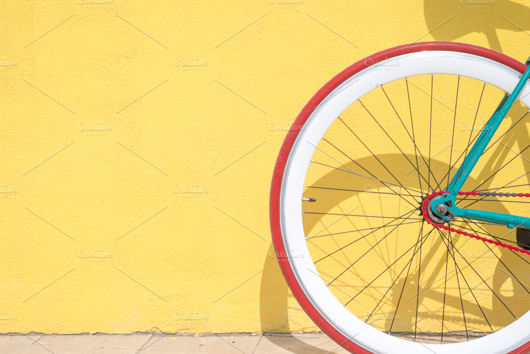 A Close-up detail of cogwheel on a v, a Transportation Photo by RF Images
