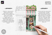 Storefront Creator Brushes Procreate, a Brush Add-On by Julia Dreams (Thumbnail 4 of 6)