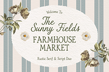 The Sunny Field Font Duo
