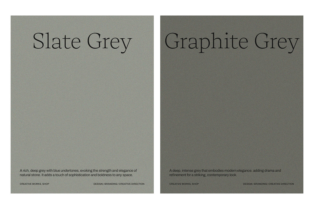 6 Sustained Grey Grain Backgrounds, a Texture Graphic by CREATIVE WORKS. (Photo 4 of 5)