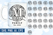 Split Monogram Letter SVG Bundle, an Object Graphic by D2PUTRI (Thumbnail 2 of 19)