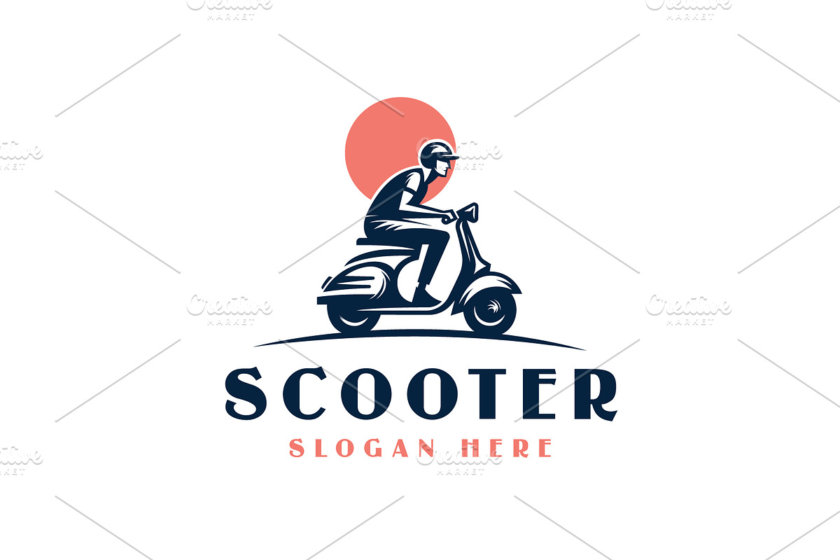 Scooter Logo, a Branding & Logo Template by Pixes (Photo 1 of 2)