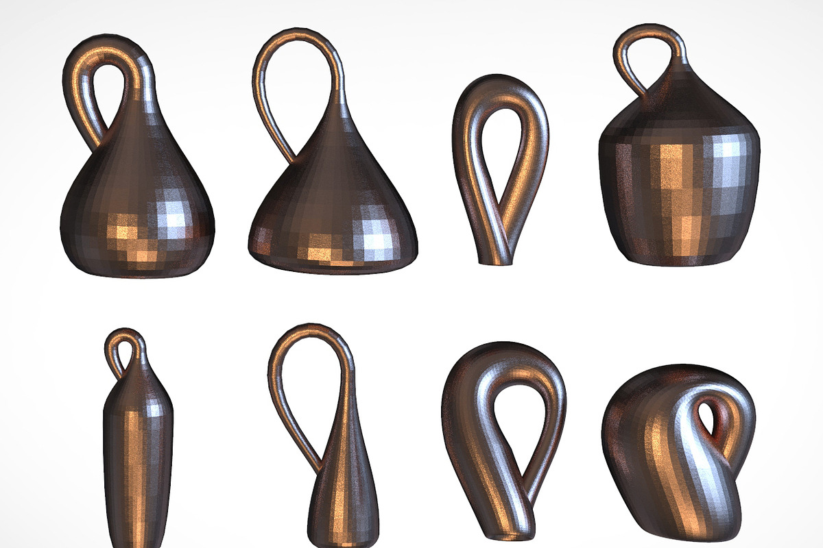Klein Bottle - 8 Low-Poly 3D models, an Object 3D Model by Kseniya-Omega (Photo 2 of 4)