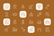 Animated Kitchen Icon Art Set, an Outline Icon by Prosymbols (Thumbnail 3 of 4)