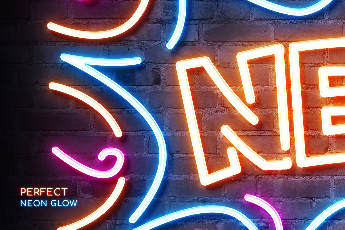 Custom Neon Sign Photoshop Mockup, a Mockup by Andrew Skoch Design (Photo 7 of 11)