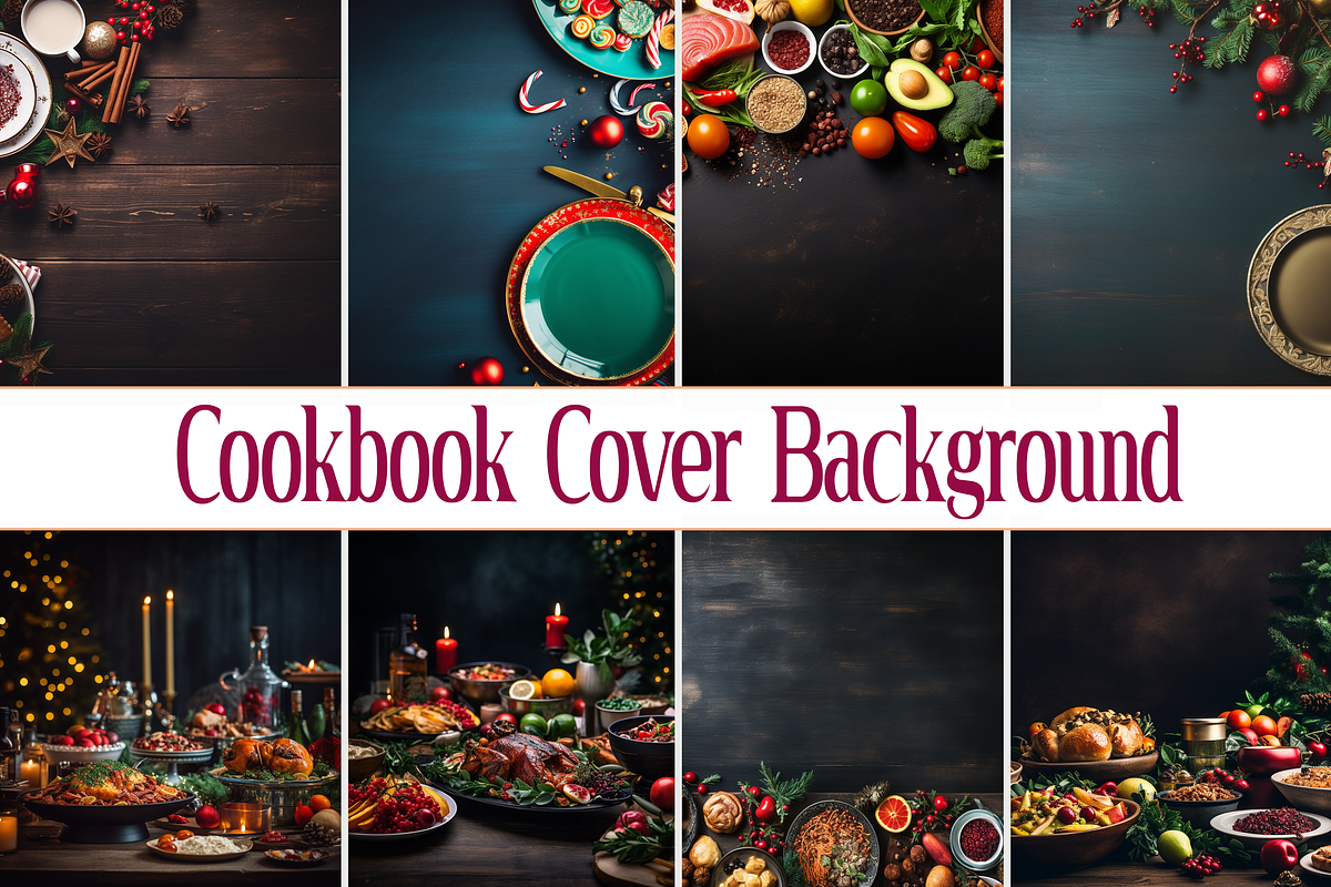 Cookbook Cover Background, a Background Graphic by Printable Treasure (Photo 1 of 6)