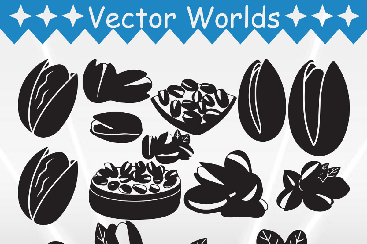 Pistachio Seed SVG, Seed SVG, an Object Graphic by VectorWorlds (Photo 3 of 3)