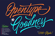 Azkia Script - 1200+ Glyphs, a Script Font by Hendra Pratama (Thumbnail 4 of 12)