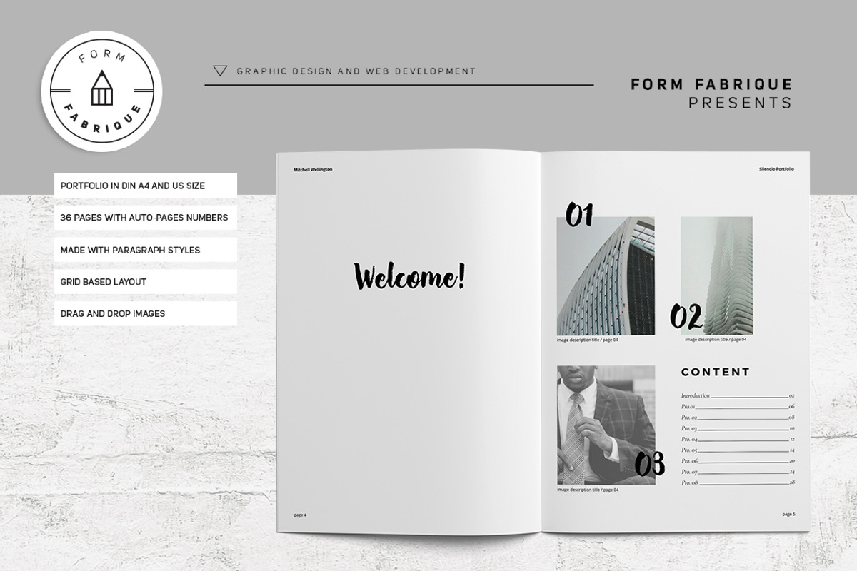 Silencio Portfolio, a Brochure Template by Form Fabrique (Photo 8 of 21)