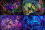 GALAXYwatercolor cosmic background, an Illustration by Mandarinkas art (Thumbnail 3 of 8)