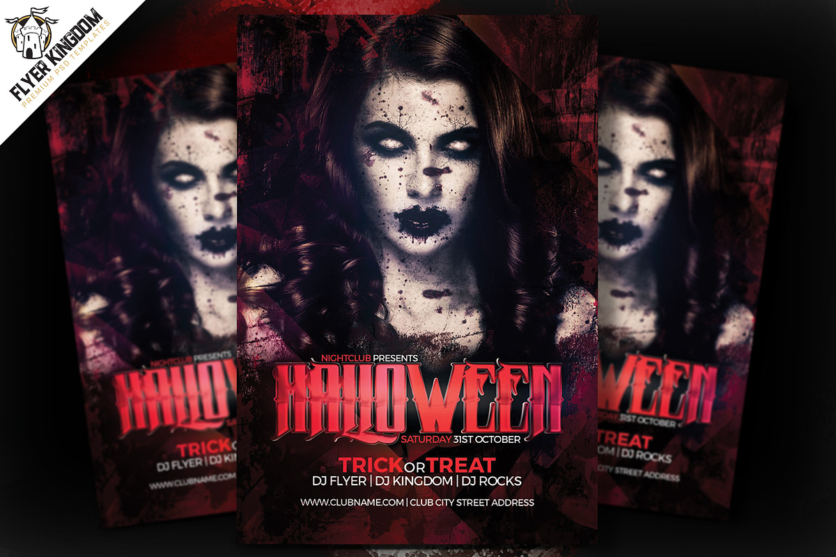 Halloween Flyer Template, a Flyer Template by FlyerKingdom